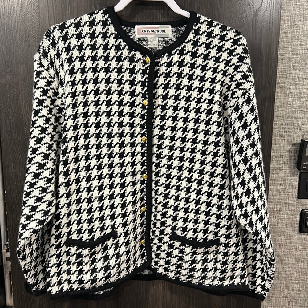 Vintage Crystal Kobe XL cardigan